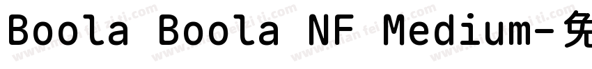 Boola Boola NF Medium字体转换